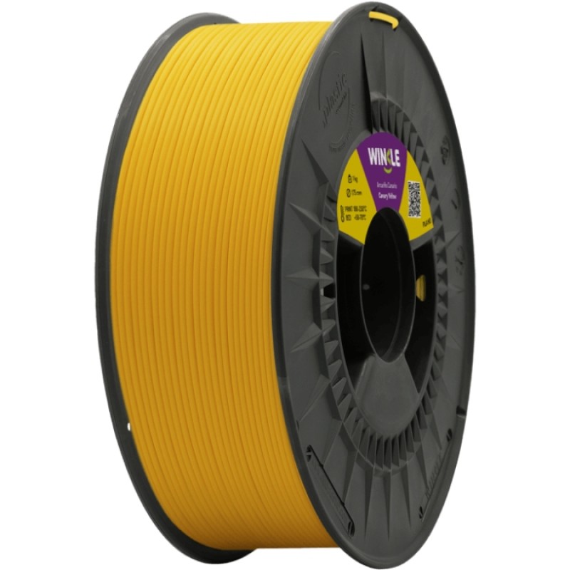 Пластик (Filament) WINKLE PLA HD 1кг, 1.75мм, канарково-жовтий