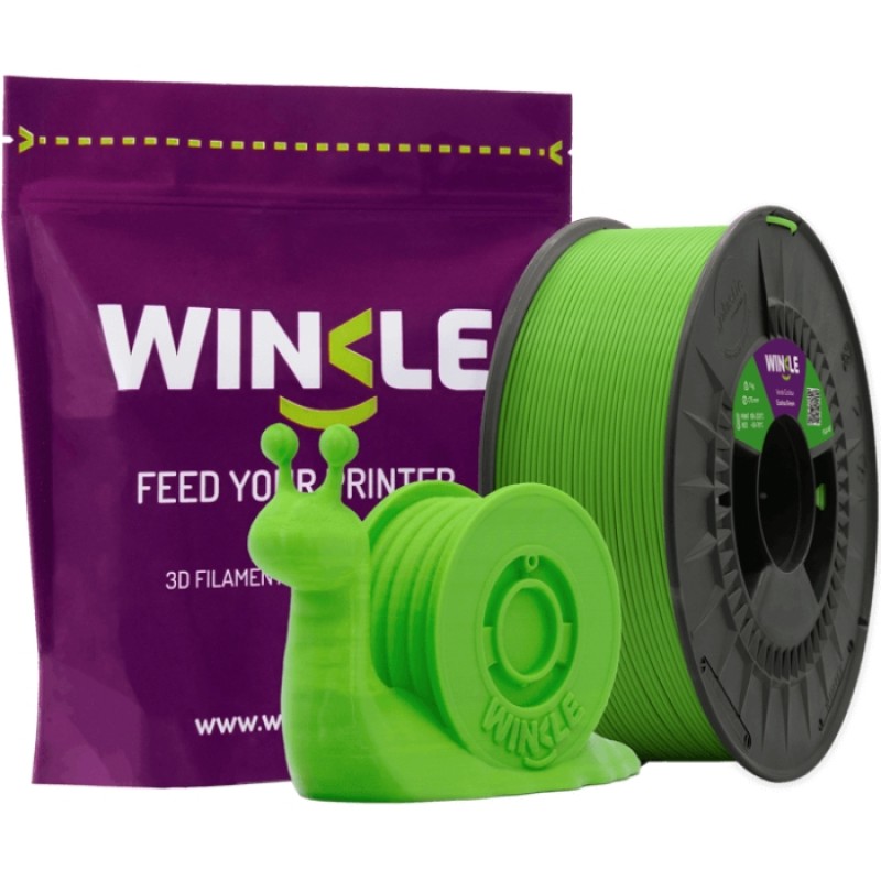 Пластик (Filament) WINKLE PLA HD 1кг, 1.75мм, зелена трава
