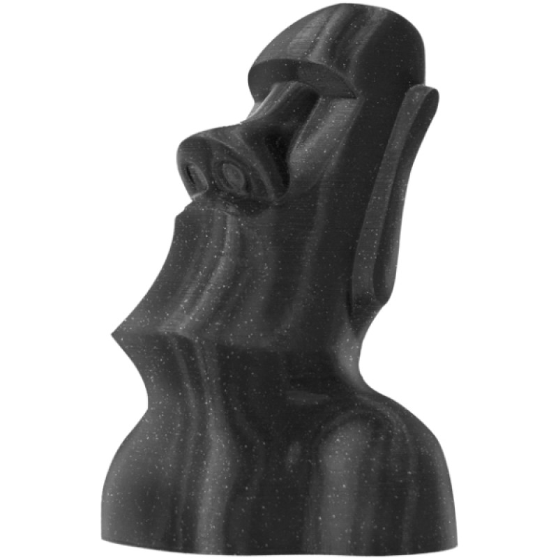 Пластик (Filament) WINKLE PLA HD 1кг, 1.75мм, блискучий, галактично-чорний