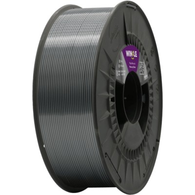 Пластик (Filament) WINKLE PLA SILK 1кг, 1.75мм, ртутно-срібний
