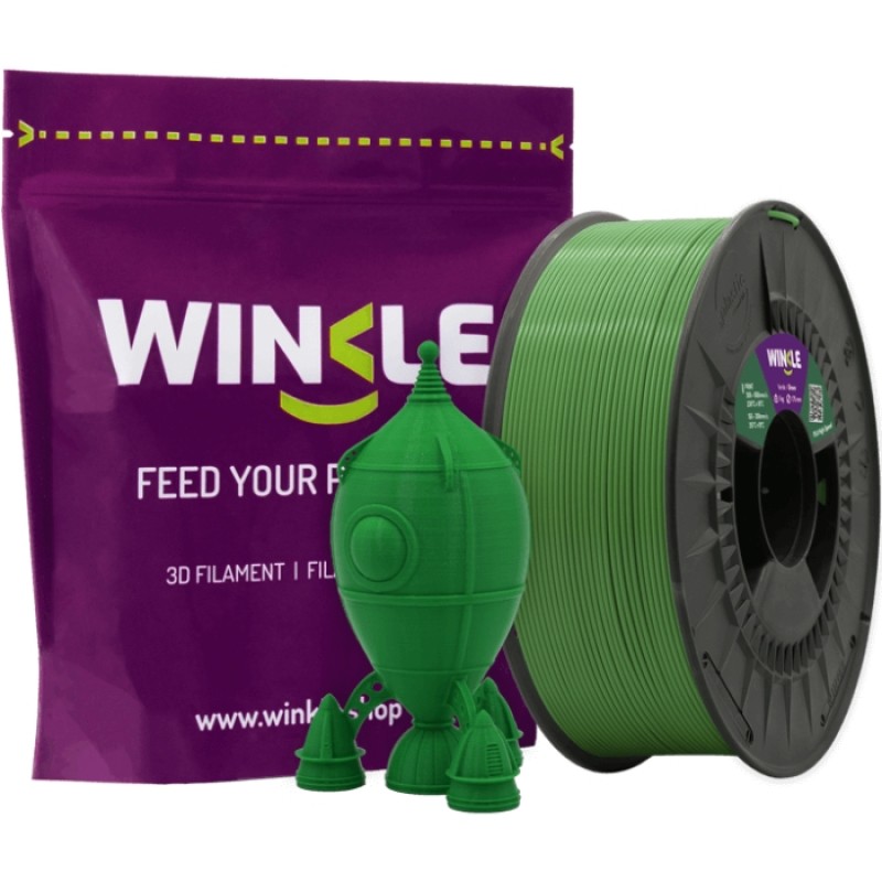 Пластик (Filament) WINKLE PLA HIGH SPEED 1кг, 1.75мм, зелений авокадо
