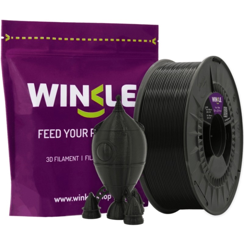Пластик (Filament) WINKLE PLA HIGH SPEED 1кг, 1.75мм, чорний