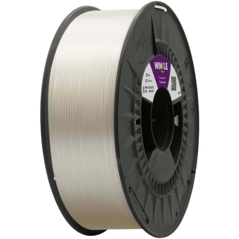 Пластик (Filament) WINKLE PETG 1кг, 1.75мм, прозорий