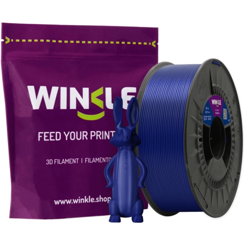Пластик (Filament) WINKLE PETG 1кг, 1.75мм, королівський синій Пластик (Filament) WINKLE PETG 1кг, 1.75мм, королівський синій