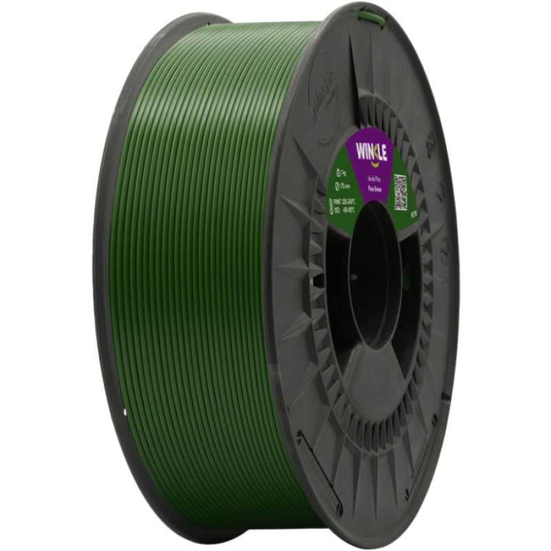 Пластик (Filament) WINKLE PETG 1кг, 1.75мм, хвойно-зелений