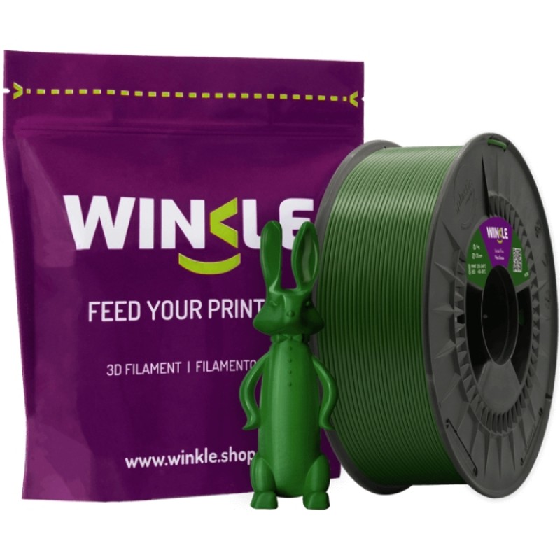 Пластик (Filament) WINKLE PETG 1кг, 1.75мм, хвойно-зелений