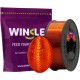Пластик (Filament) WINKLE PETG CRYSTAL 1кг, 1.75мм, бурштиновий оранж