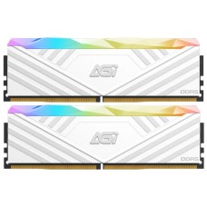 DDR5 32Gb 6000MHz (2*16Gb) AGI TURBOSPRINT Heatsink White RGB Kit, Retail