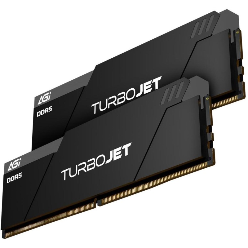 DDR5 32Gb 6000MHz (2*16Gb) AGI TURBOJET Heatsink Black lightbar Kit, Retail