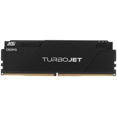 DDR5 16Gb 6000MHz AGI TURBOJET Black Heatsink Black lightbar, Retail