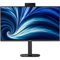 TFT 27" Philips 27B2N3500JH, QHD IPS,120Hz, 2xHDMI, DP, USB-hub, Cam, HAS, Pivot, кол., чорний
