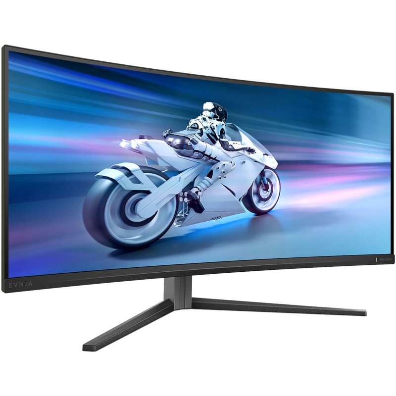 TFT 34" Philips 34M2C6500, QD-OLED, UWQHD, 175hz, вигн, 2xHDMI, DP, USB-hub, HAS, cинювато-сір TFT 34" Philips 34M2C6500, QD-OLED, UWQHD, 175hz, вигн, 2xHDMI, DP, USB-hub, HAS, cинювато-сір