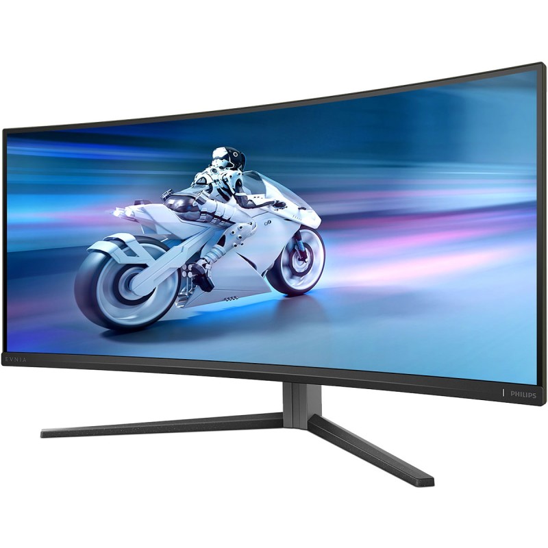 TFT 34" Philips 34M2C6500, QD-OLED, UWQHD, 175hz, вигн, 2xHDMI, DP, USB-hub, HAS, cинювато-сір TFT 34" Philips 34M2C6500, QD-OLED, UWQHD, 175hz, вигн, 2xHDMI, DP, USB-hub, HAS, cинювато-сір