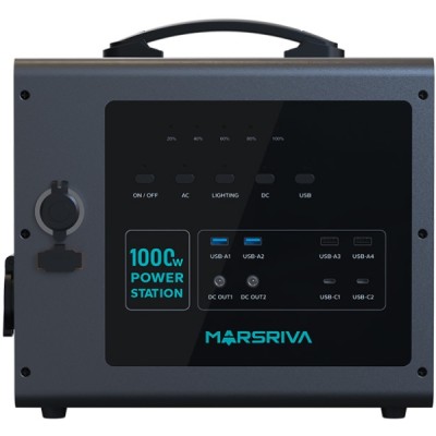 Зарядна станція Marsriva MP10 1000Вт (1176Вт/г) DC, UPS, MPPT, LiFePo4 Зарядна станція Marsriva MP10 1000Вт (1176Вт/г) DC, UPS, MPPT, LiFePo4