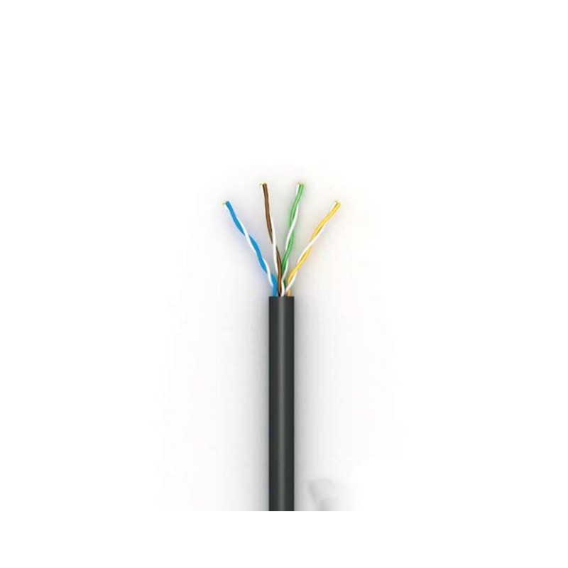 Кабель UTP Cat-5e Ok-NET, КПП-ВП (100) 4х2х0,51 (бухта 305м) для зовнішньої прокладки