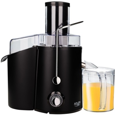 Соковитискач Adler AD 4127 black 1000Вт/ контейнер для соку-1л/ контейнер для м'якот-2л/і чорний Соковитискач Adler AD 4127 black 1000Вт/ контейнер для соку-1л/ контейнер для м'якот-2л/і чорний