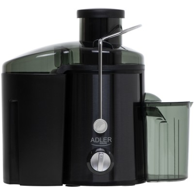 Соковитискач Adler AD 4132 dark inox 600Вт/ контейнер для соку-0,45л/ контейнер для м'якоті-1,5л Соковитискач Adler AD 4132 dark inox 600Вт/ контейнер для соку-0,45л/ контейнер для м'якоті-1,5л
