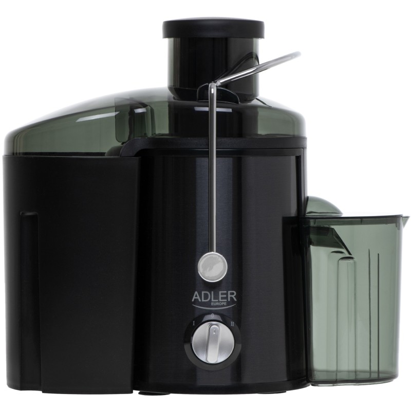 Соковитискач Adler AD 4132 dark inox 600Вт/ контейнер для соку-0,45л/ контейнер для м'якоті-1,5л