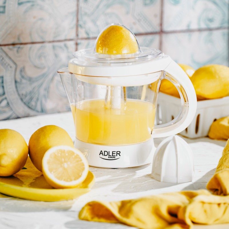Соковитискач Adler AD 4014 white для цитрусових/ 60Вт/ 1л/ білий
