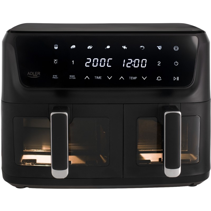 Мультипечь (аэрофритюрница) Adler AD 6324 11 л, 2700 Вт, чёрная