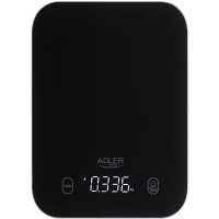 Ваги кухонні Adler AD 3181 black електронні/ 10кг/ г; кг, фунт/ 2хААА/ автовимкнення/ скло Ваги кухонні Adler AD 3181 black електронні/ 10кг/ г; кг, фунт/ 2хААА/ автовимкнення/ скло