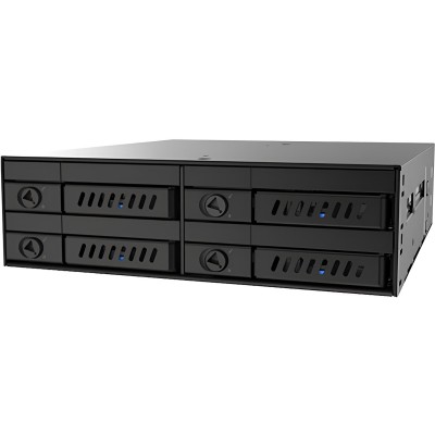 Бекплейн Chieftec CMR-425 1x5.25" -> 4x2.5" HDDs Hot-Swap Metal
