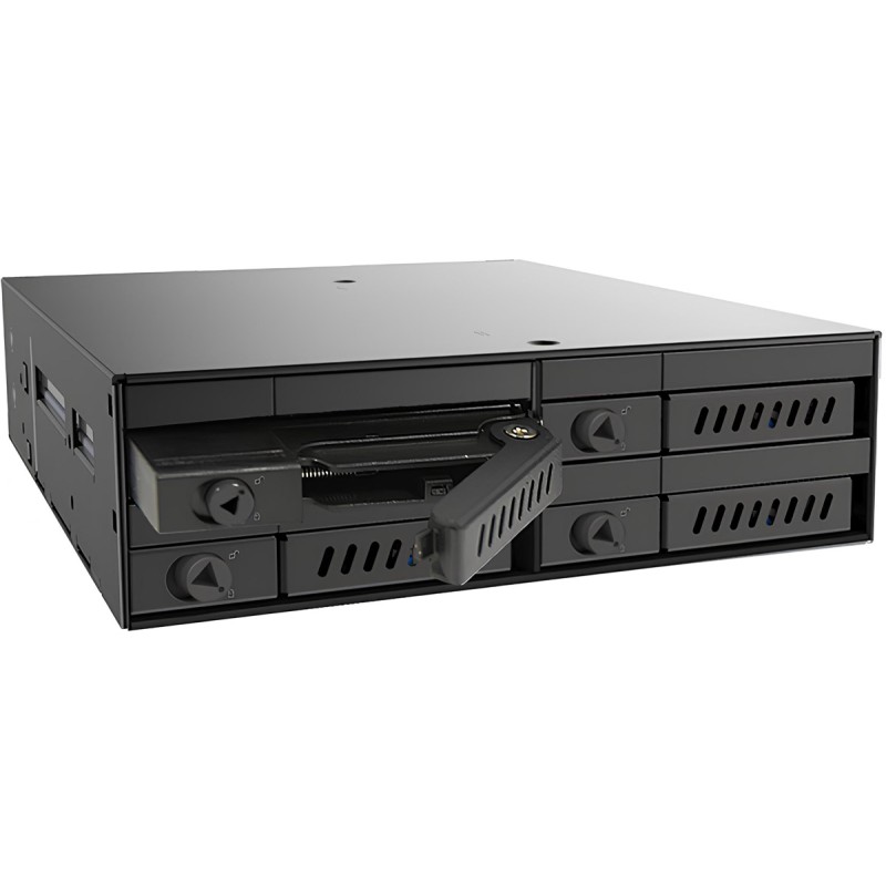 Бекплейн Chieftec CMR-425 1x5.25" -> 4x2.5" HDDs Hot-Swap Metal Бекплейн Chieftec CMR-425 1x5.25" -> 4x2.5" HDDs Hot-Swap Metal