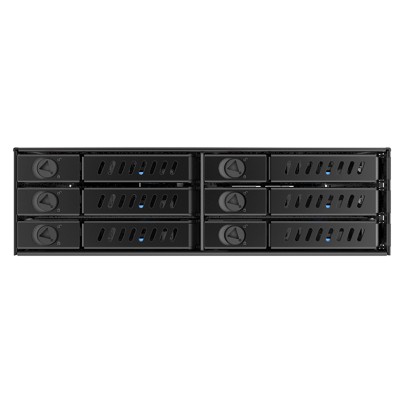 Бекплейн Chieftec CMR-625 1x5.25" -> 6x2.5" HDDs Hot-Swap Metal