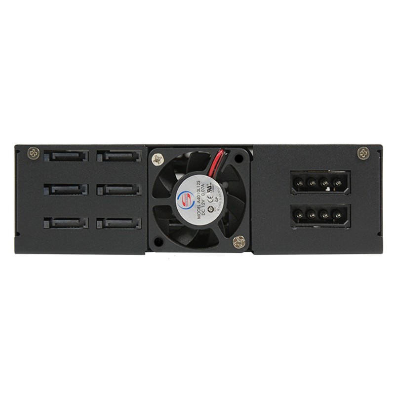 Бекплейн Chieftec CMR-625 1x5.25" -> 6x2.5" HDDs Hot-Swap Metal
