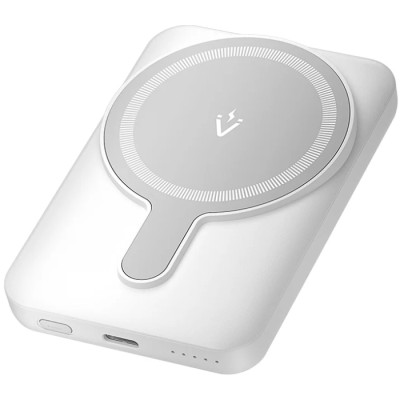 Повербанк (внешний аккумулятор) Vention Magnetic Wireless 5000mAh 20W белый