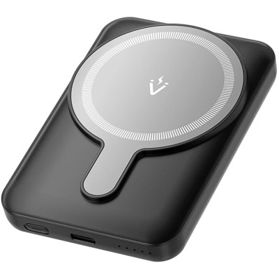 Повербанк (зовнішній акумулятор) Vention Magnetic Wireless 5000mAh 20W PD, чорний
