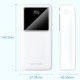 УМБ Vention 30000mAh 22.5W, PD,QC3.0, Micro-USB,USB-C,2xUSB-A,LED Display White