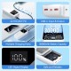 УМБ Vention 30000mAh 22.5W, PD,QC3.0, Micro-USB,USB-C,2xUSB-A,LED Display White