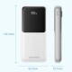 УМБ Vention 10000mAh 22.5W PD,Micro-USB,USB-C,2xUSB-A,Built-in USB-C+Lightning Cables White