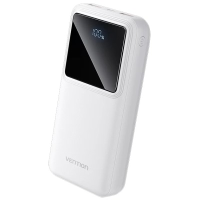 Повербанк (зовнішній акумулятор) Vention 20000mAh 22.5W білий