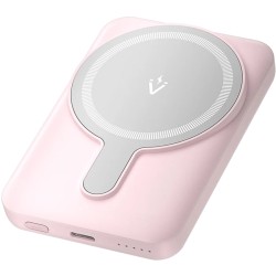 УМБ Vention Magnetic Wireless 5000mAh 20W PD, 1xUSB-C, QI-15W Pink