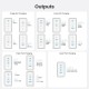 Зарядний пристрій 4xUSB 140W GaN (3хUSB-C+USB-A) + USB-C cable М-М White Vention
