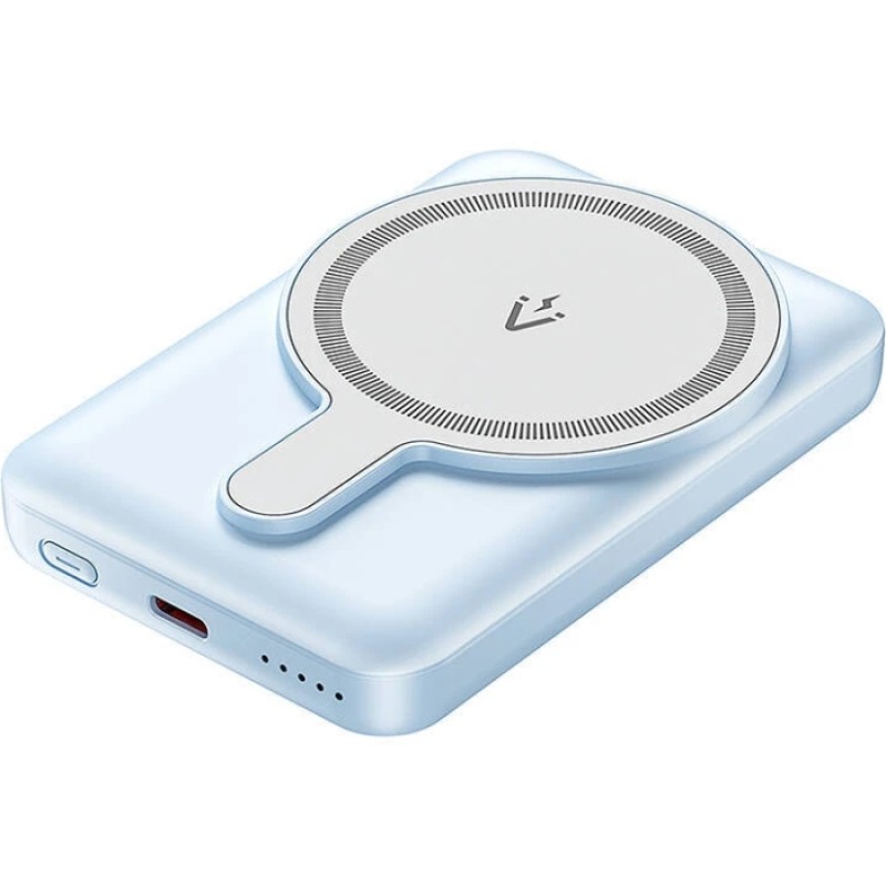 УМБ Vention Magnetic Wireless 5000mAh 20W PD, USB-C In/Out QI-15W Blue