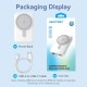 УМБ Vention Magnetic Wireless 10000mAh 22.5W PD,QC 3.0,USB-C,Lightning,USB-A,LED Display White
