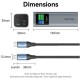 УМБ Vention 27000mAh 140W PD3.1, USB-A, 2xUSB-C, LED Display, Gray
