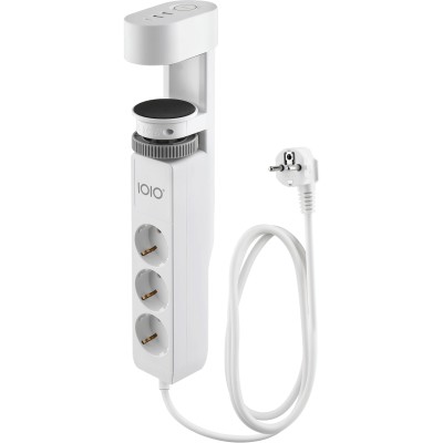 Power filtr 1,5м IOIO SL3000, 1.5м, білий (3 зах роз + 2 порти USB-A та 1 порт USB-C)