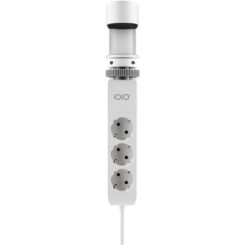 Power filtr 1,5м IOIO SL3000, 1.5м, білий (3 зах роз + 2 порти USB-A та 1 порт USB-C)