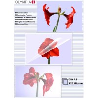 Плівка для ламінування Olympia Laminating Pouches, A3, 125 Mic, 50 pcs