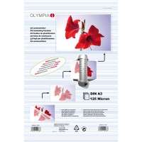 Плівка для ламінування Olympia Laminating Pouches, A3, 125 Mic, 25 pcs