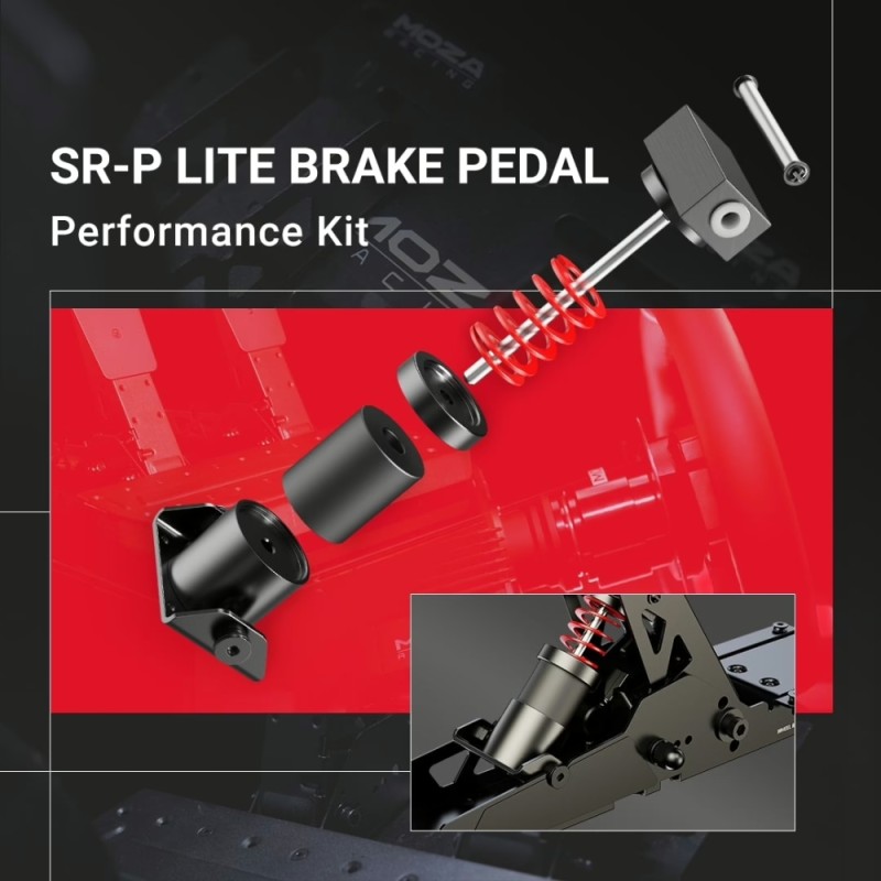 Комплект для підвищення продуктивності педалі гальма MOZA SR-P Lite Performance Kit