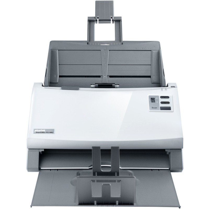 Сканер А4 Plustek SmartOffice PS3180U (600dpi 48bit LED DADF 80стор/хв протяжний потоковий)