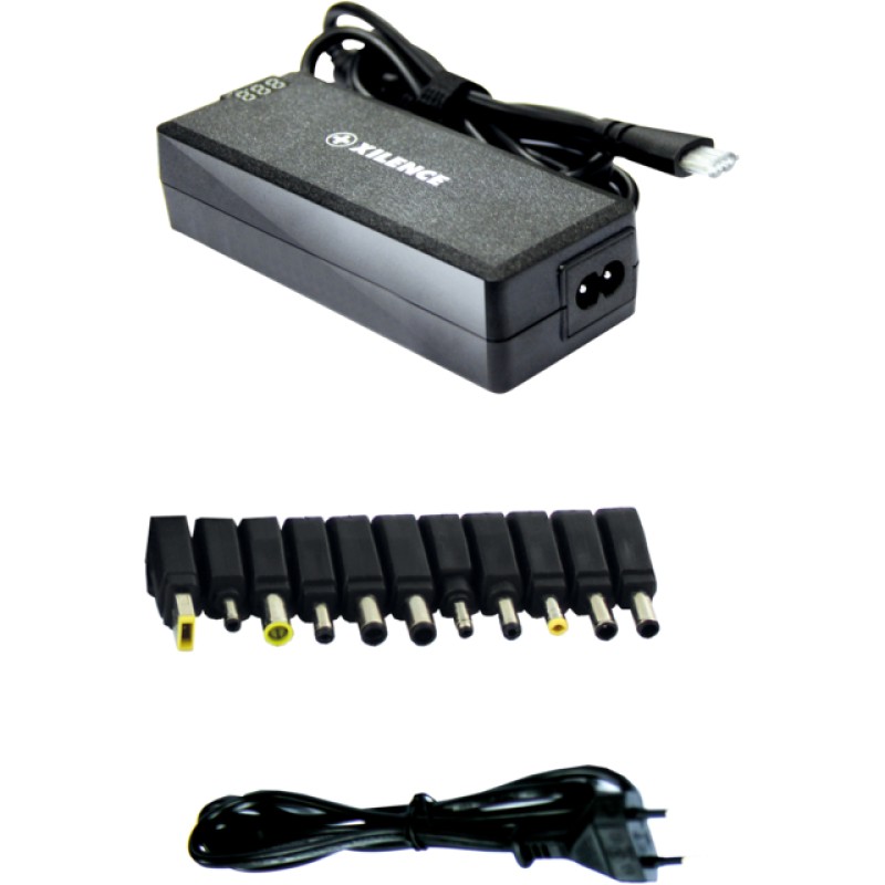 Адаптер живлення для ноутбука Xilence 120W Mini Universal Чорний
