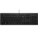 Клавіатура мембранна НР 125, 109key, USB-A, EN/UK, чорний