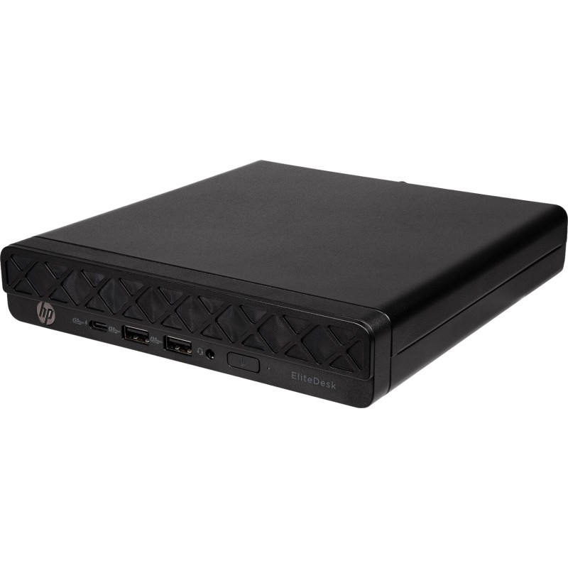 ПК неттоп HP EliteDesk 8 Mini G1a Ryz 3 210/8GB/256GB SSD/K&M/WiFi/DOS