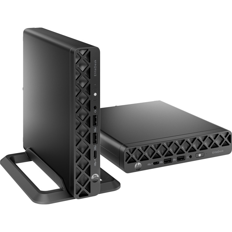 ПК неттоп HP EliteDesk 8 Mini G1a Ryz 3 210/8GB/256GB SSD/K&M/WiFi/DOS
